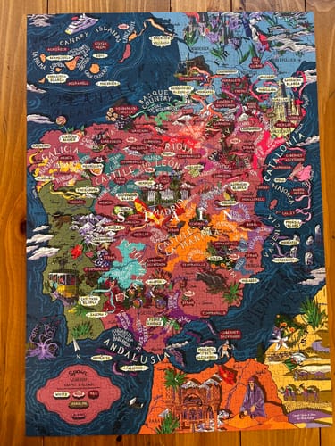 Customer photo review of Wine Puzzle - Spain