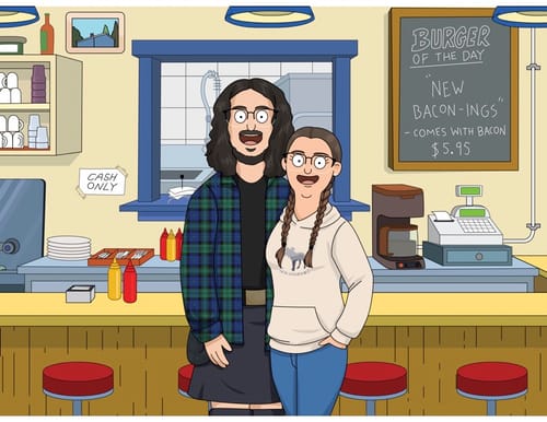 Customer photo review of Bob’s Burgers Custom Portrait