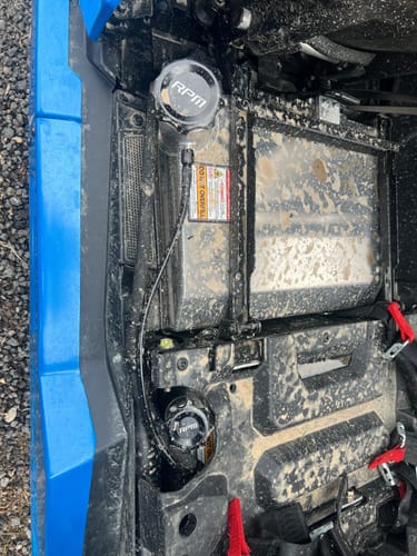 Customer photo review of Pro R, Turbo R, Pro XP 4 Seat 4.5 Gallon Auxiliary Fuel Tank