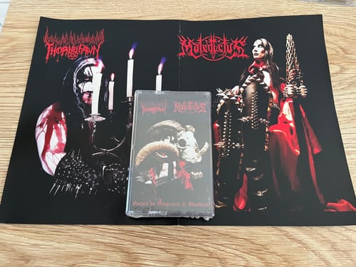 Customer photo review of Thornspawn / Maledictvs - Guided by Vengeance & Bloodlust (Cassette)