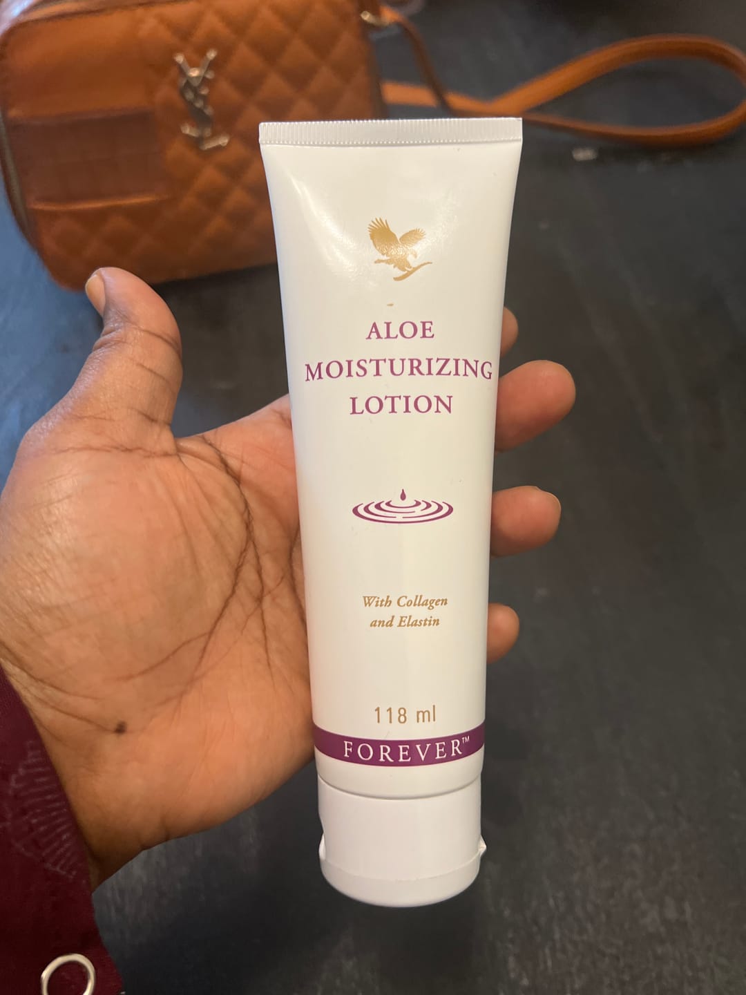 Customer photo review of Aloe Moisturizing Lotion
