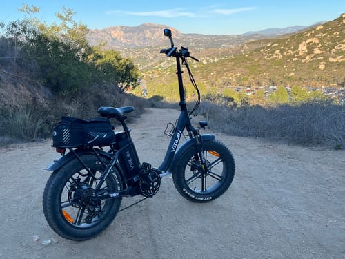 Customer photo review of U7 Step-thru Foldable Fat Tire Electric Bike