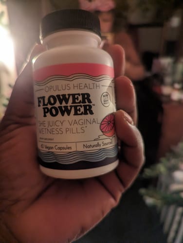 Customer photo review of Flower Power® 'She Juicy' Vaginal Moisture Supplement (60ct/ea)