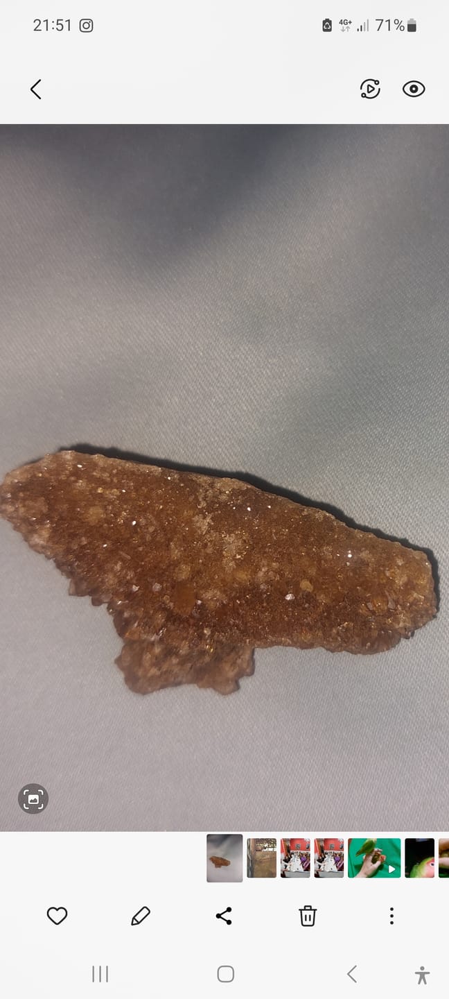 Customer photo review of Drusa de Citrino Natural | Abundancia - Optimismo
