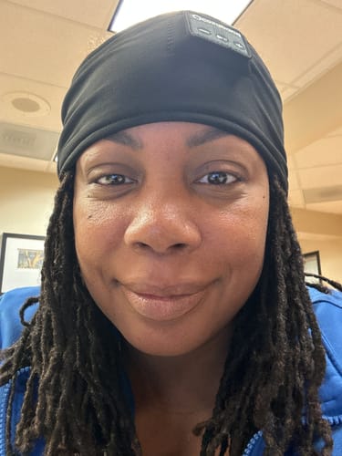 Customer photo review of CozyBand Wireless Headphones