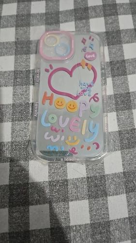 Customer photo review of Lovely Girl Heart Mirror iPhone Case