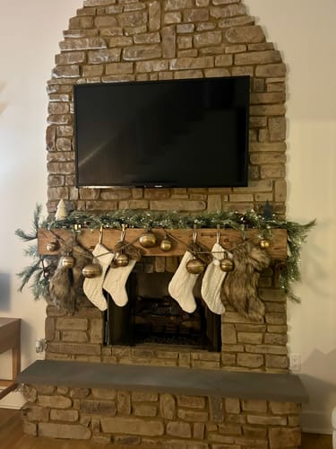 Customer photo review of Distressed Mantels