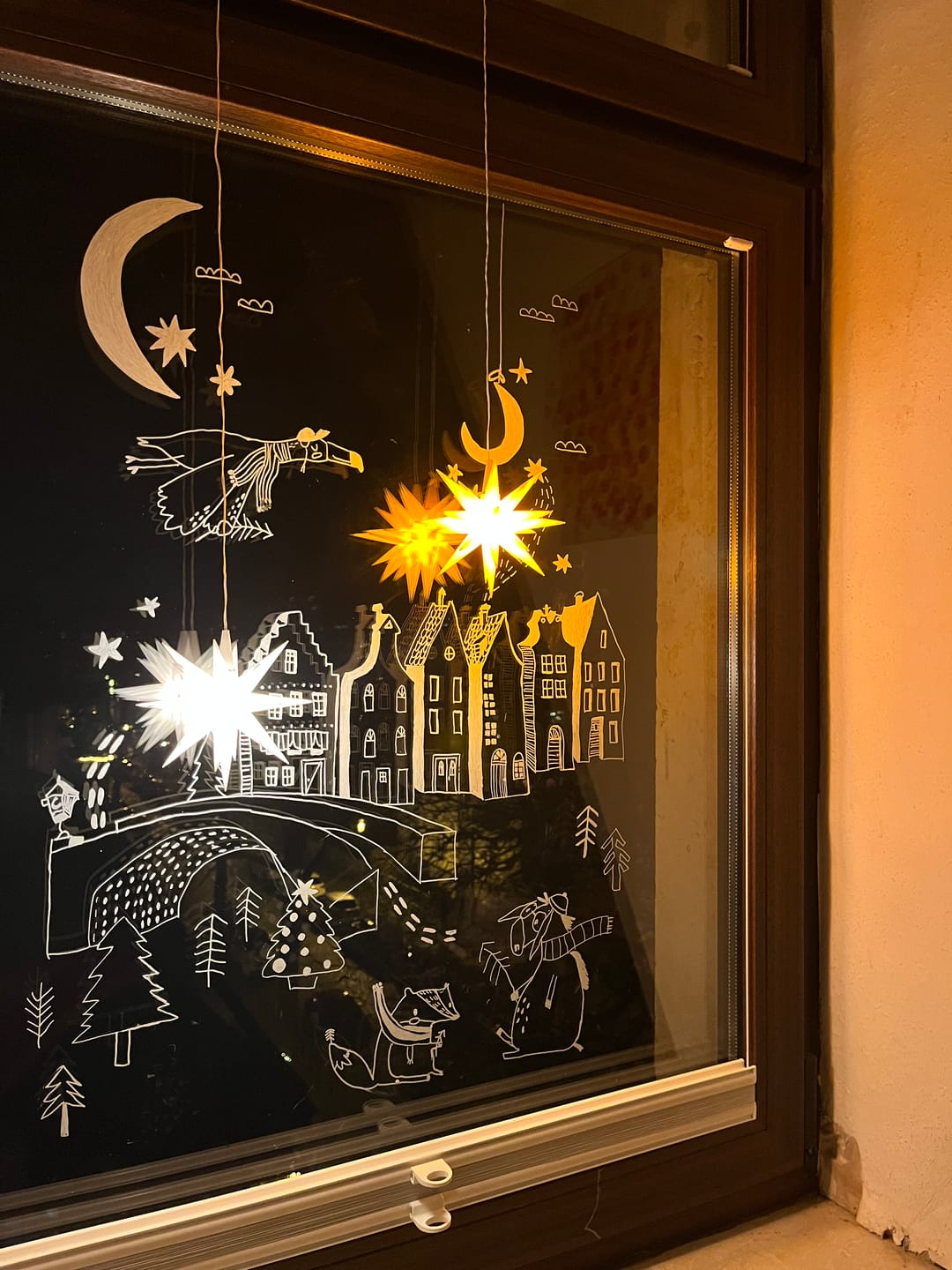 Customer photo review of Malvorlage Weihnachtsdorf | Downloaddatei