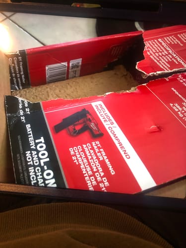 Customer photo review of Milwaukee 2744-20 M18 FUEL™ 21 Degree Framing Nailer (Tool Only)