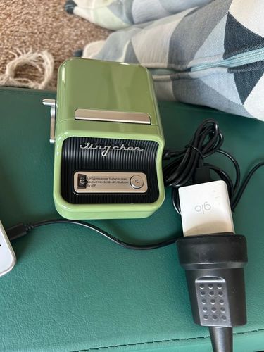 Customer photo review of B21 2 Inch Label Maker Machine with Tape - Efficient Labeling Solution