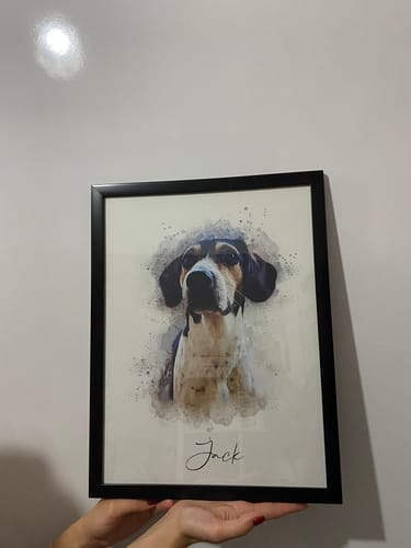 Customer photo review of Πορτραίτο Κατοικίδιου - Νερομπογιά