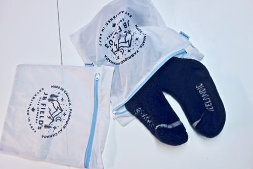 Customer photo review of J.B. Field's Mesh Laundry Bag