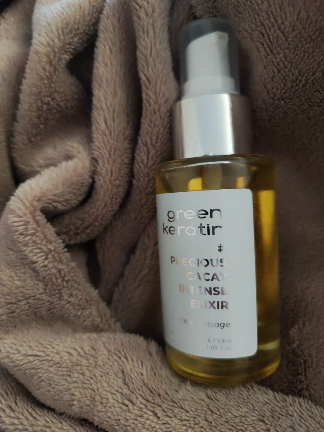 Customer photo review of Precious Cacay INTENSE Elixir - Huile pour le visage, 50ml