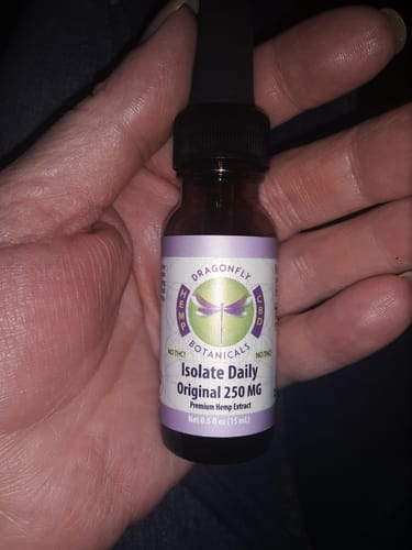 Customer photo review of ISOLATE Original CBD Hemp oil