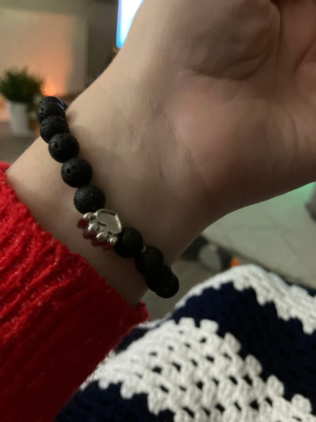 Customer photo review of Help For Paws™ Bracelet In Pink