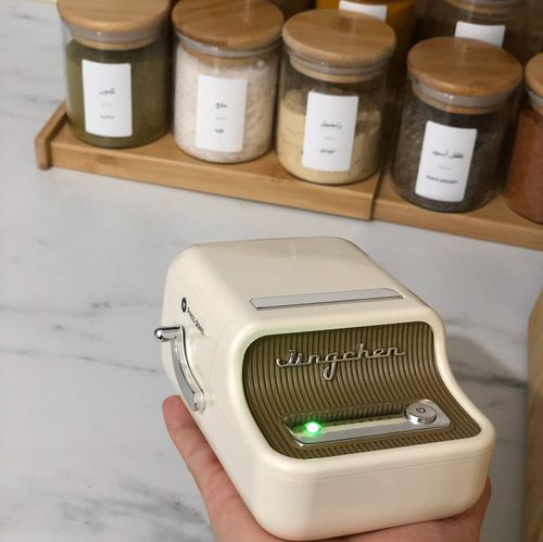 Customer photo review of B21 2 Inch Label Maker Machine with Tape - Efficient Labeling Solution