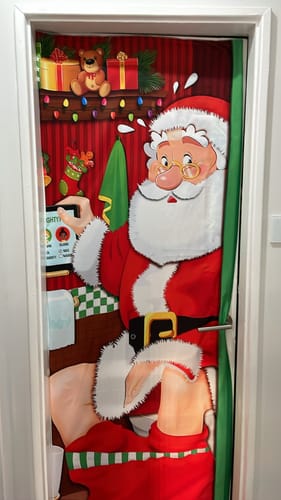 Customer photo review of 🏡Christmas Outdoor Decorations