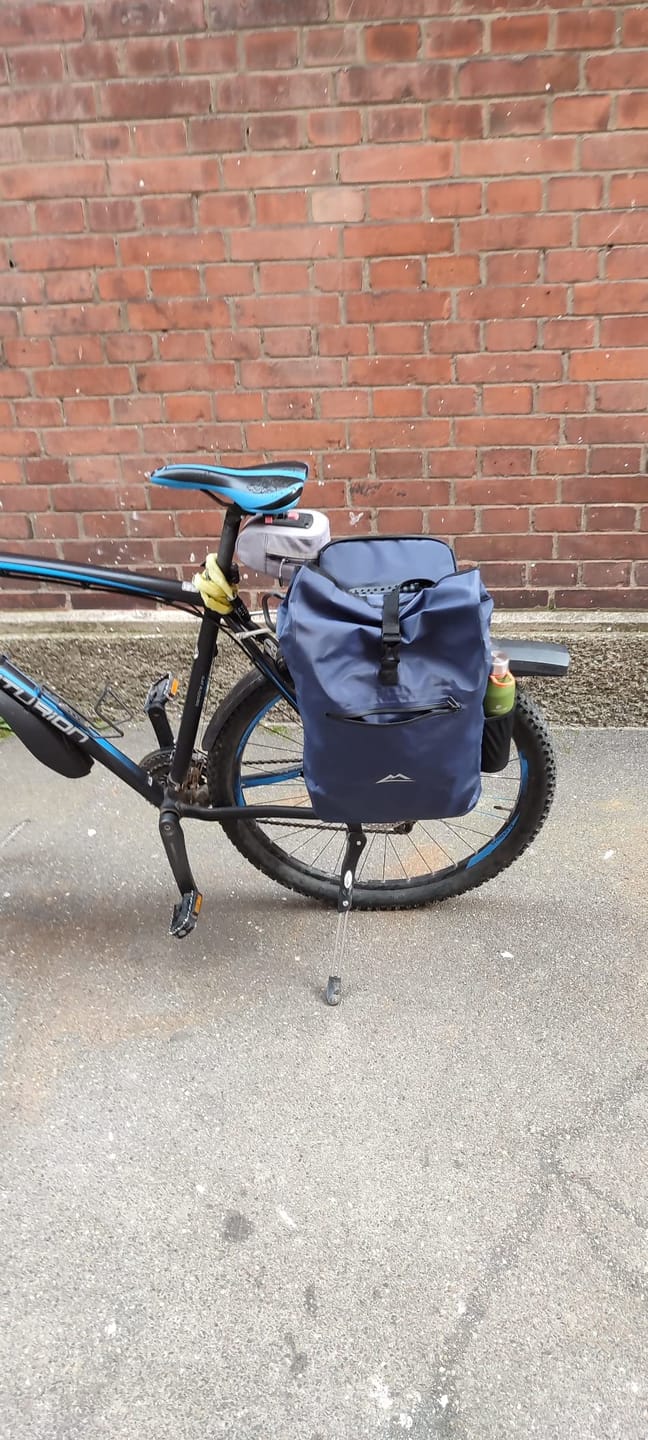 Customer photo review of NextBag 3in1 Fahrradtasche - dein Begleiter für den Alltag