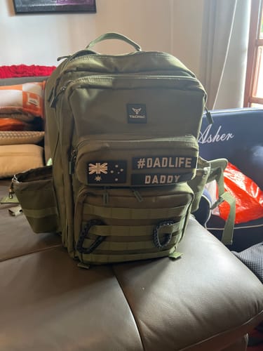 Customer photo review of Tacpac 'D-Ploy' Slate Grey Nappy Bag Set