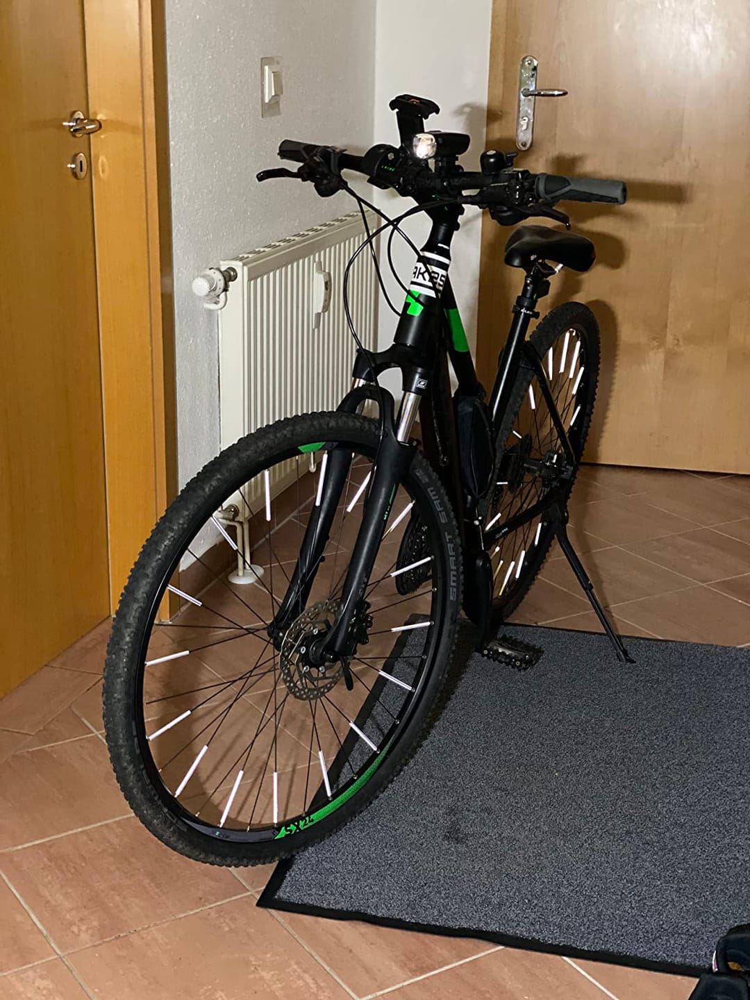 Customer photo review of Speichenreflektoren - Patentierte 360° Sichtbarkeit