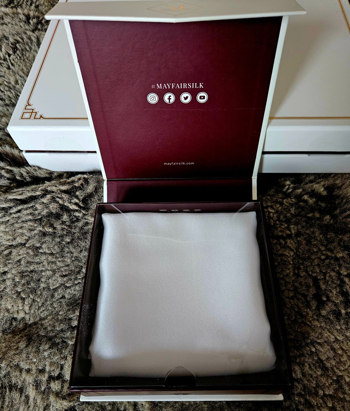 Customer photo review of Ivory Pure Silk Pillowcase