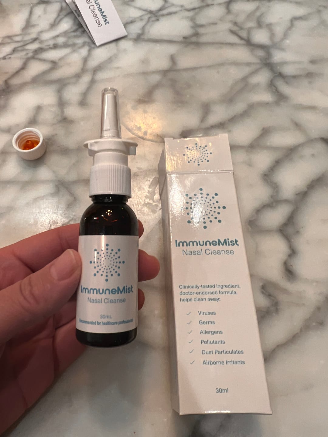 Customer photo review of ImmuneMist™ Nasal Cleanse