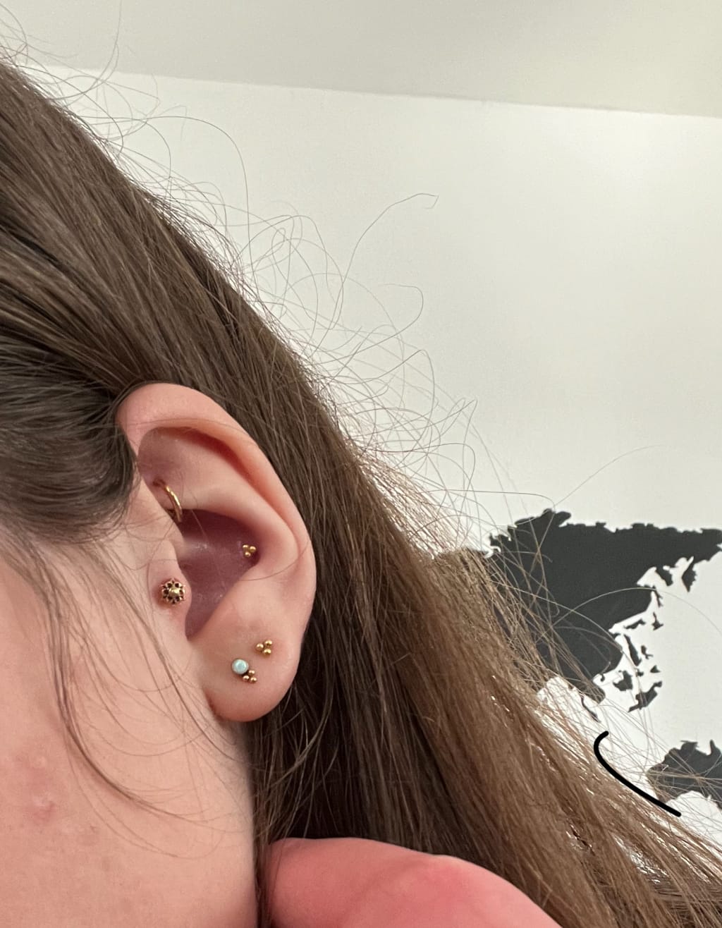 Customer photo review of Lavea Piercing | Titan