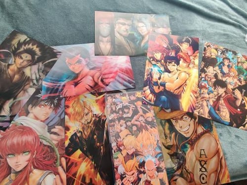Customer photo review of 3D Triple Transition [The Strongest Crew] Lenticular Print