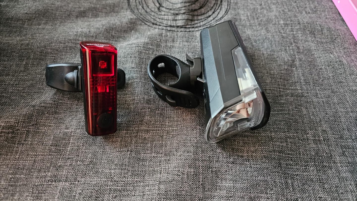 Customer photo review of Fahrradlicht Set LightPro - mit LightSense Sensor