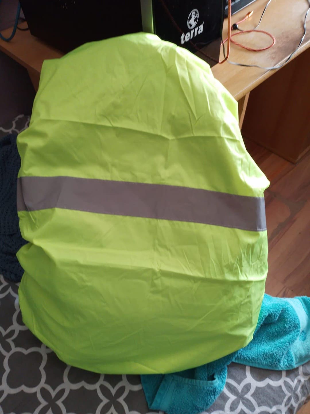 Customer photo review of Regenschutz für Rucksack & Schulranzen - wasserdicht
