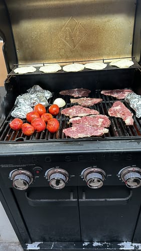 Reseña con foto de un cliente sobre Carne Seca con Chile