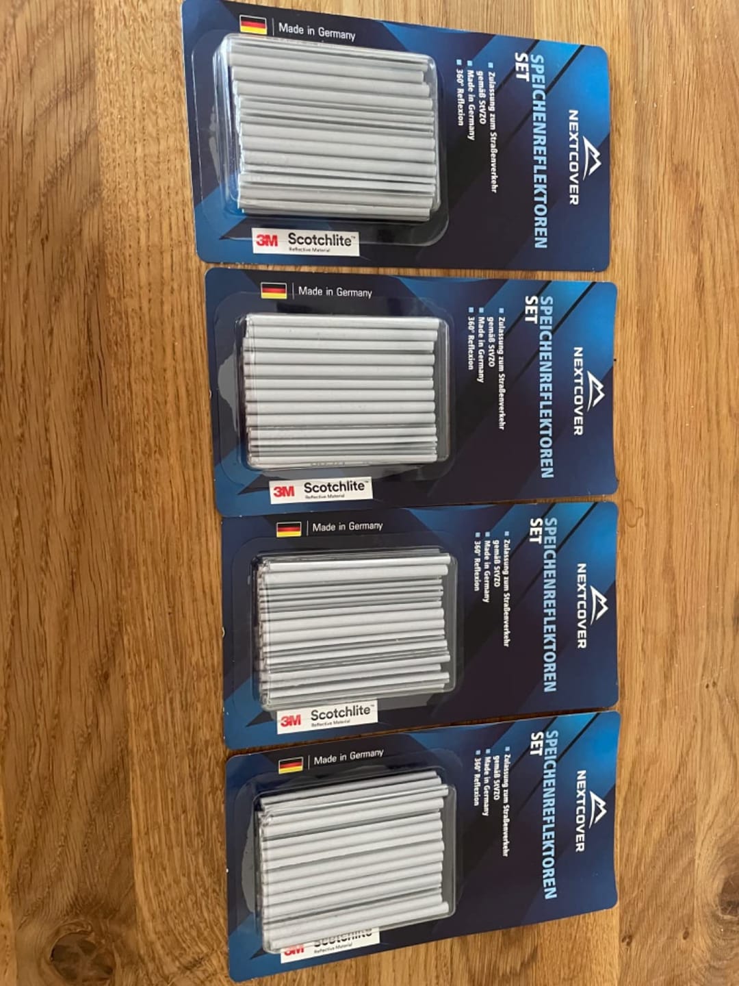 Customer photo review of Speichenreflektoren - Patentierte 360° Sichtbarkeit