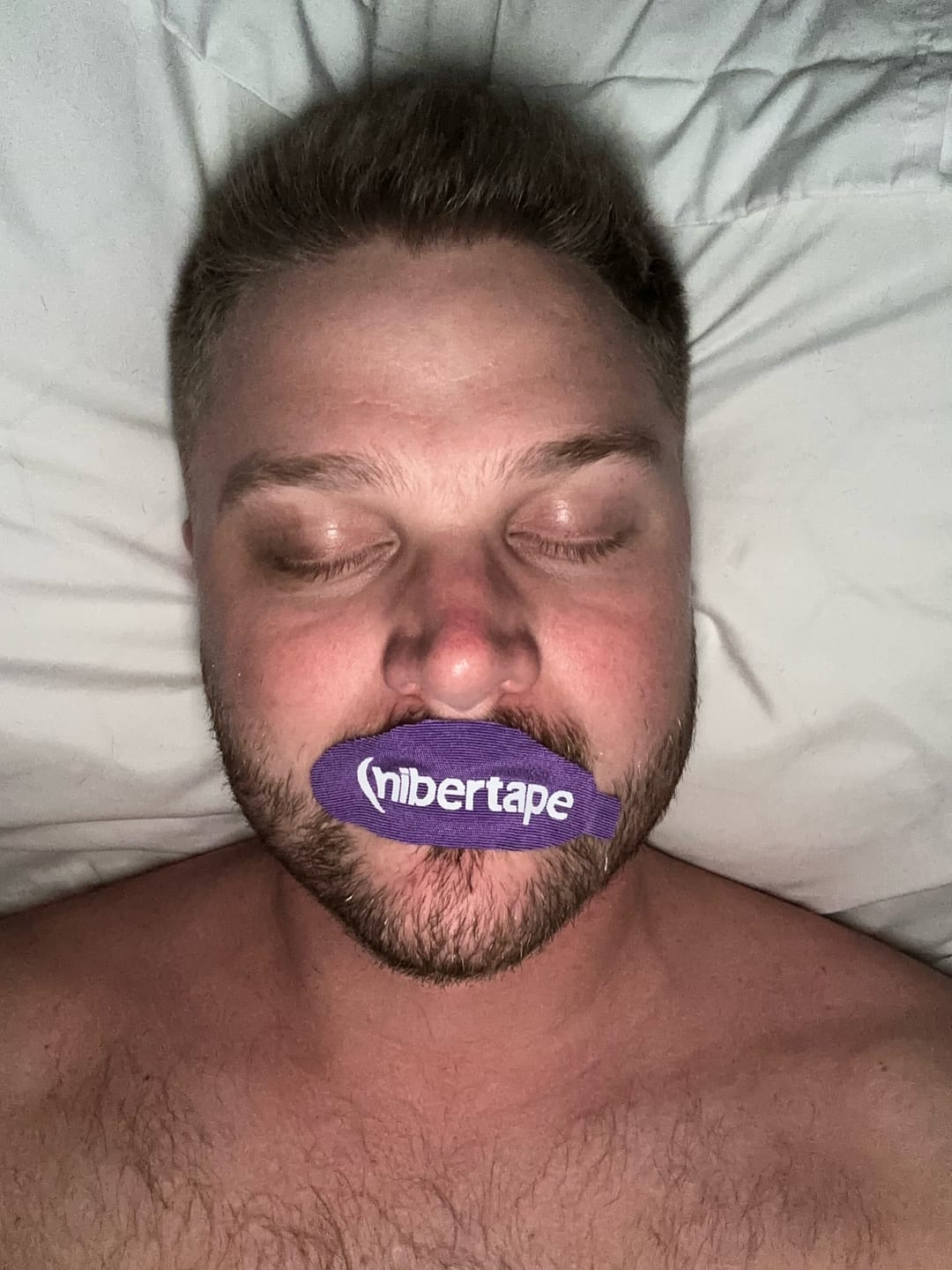 Customer photo review of Lavender-Infused Sleep Tape - 3 Month Supply