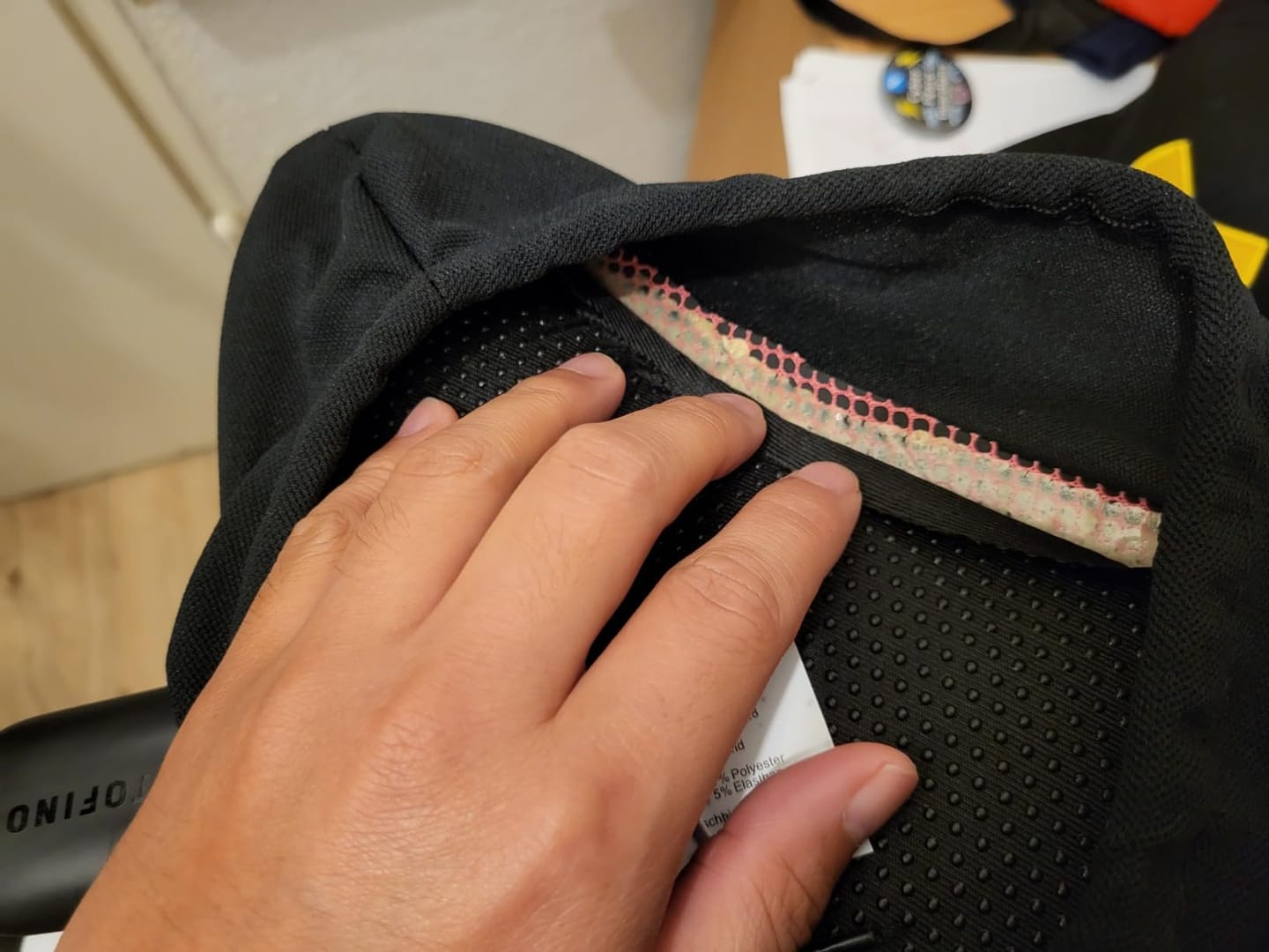 Customer photo review of Gel Sattelbezug mit Memory-Foam -  inkl. Regenschutz