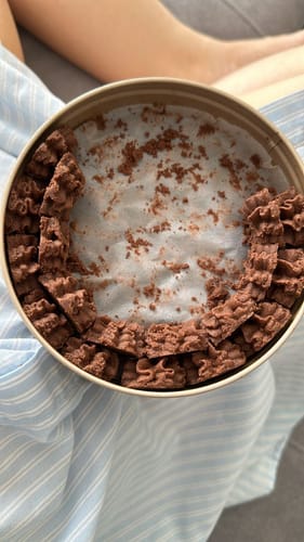 Customer photo review of Callebaut Belgium Chocolate Butter Cookies