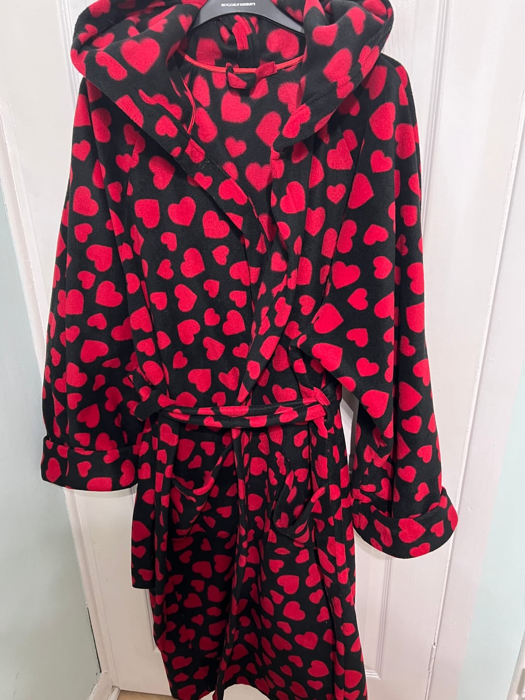 Customer photo review of All Over Hearts Anti Pill Polar Fleece Fabric