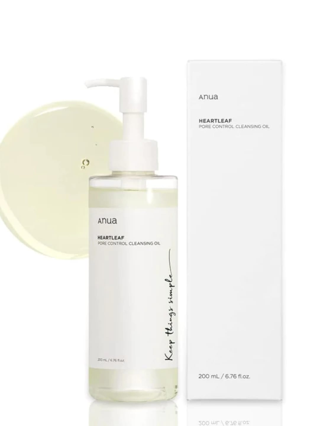 Customer photo review of HEARTLEAF PORE CONTROL CLEANSING OIL