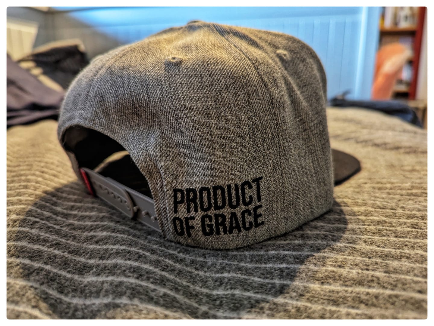 Customer photo review of YHWH - Heather Gray SB (Product of Grace Series)