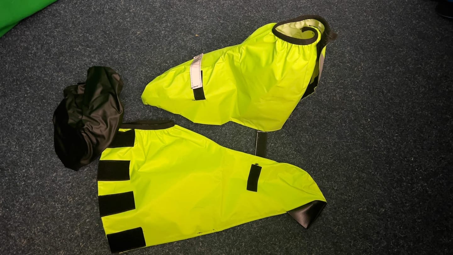 Customer photo review of Überschuhe Fahrrad - wasserdicht & reflektierend