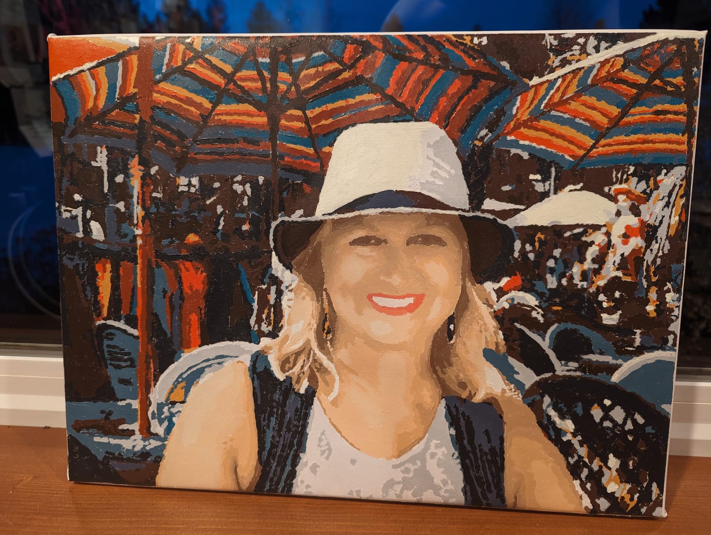 Customer photo review of Custom Paint By Numbers Kit | Just Upload Your Photo!
