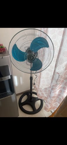 Customer photo review of Ventilador Houzer 3 en 1 con Aspas Color Plateado