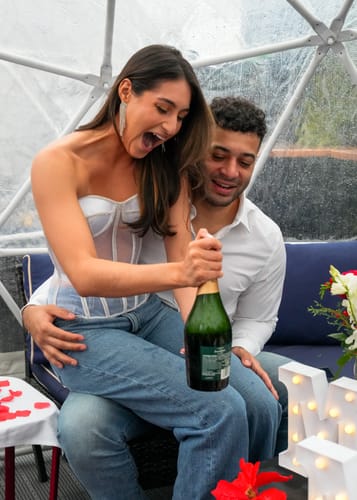 Customer photo review of Secret form bra with rhinestones