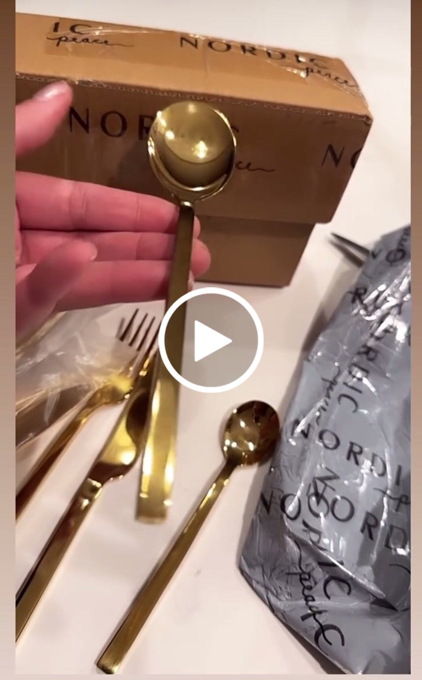 Customer video review of 30 Piece Arya Flatware Utensils Sets