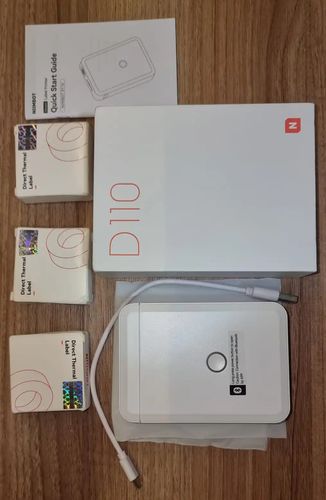 Customer photo review of D110 0.5 Inch Label Printer with Tape - Efficient Labeling On-the-Go