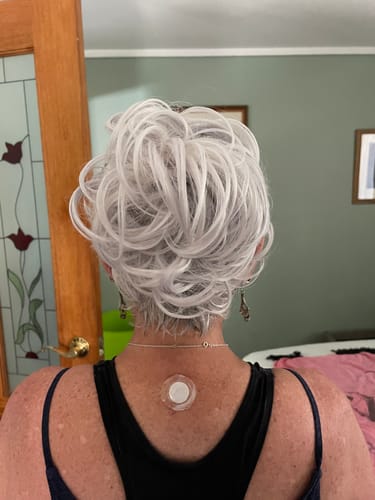 Customer photo review of Messy Scrunchie Bun - Duo Pack - Curly & Flicky Styles