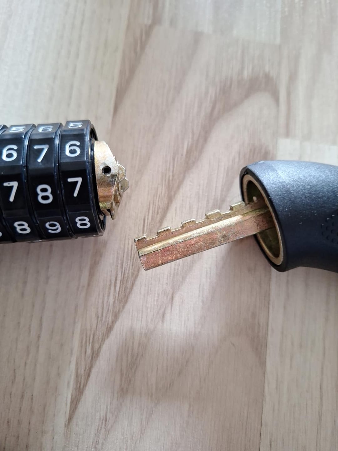 Customer photo review of Fahrradschloss LockOne mit Sicherheitsverschluss