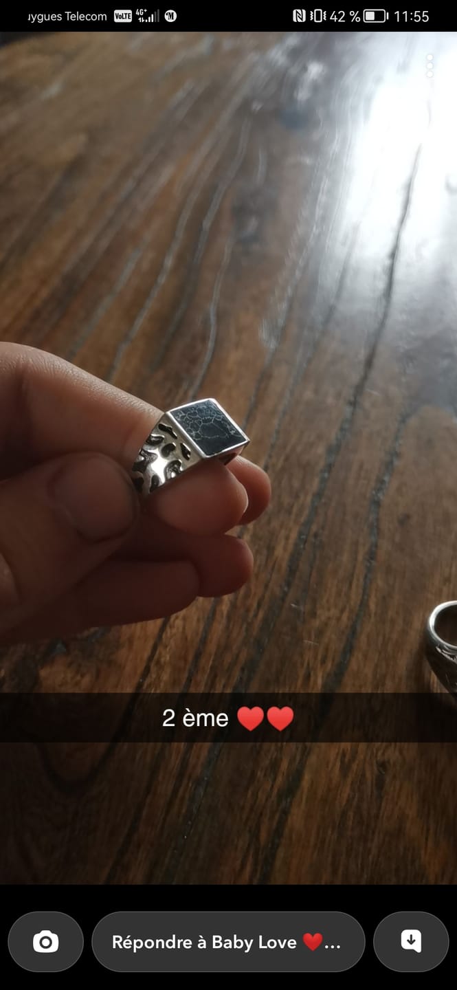 Customer photo review of SCRATCHED. - 925 SILVER