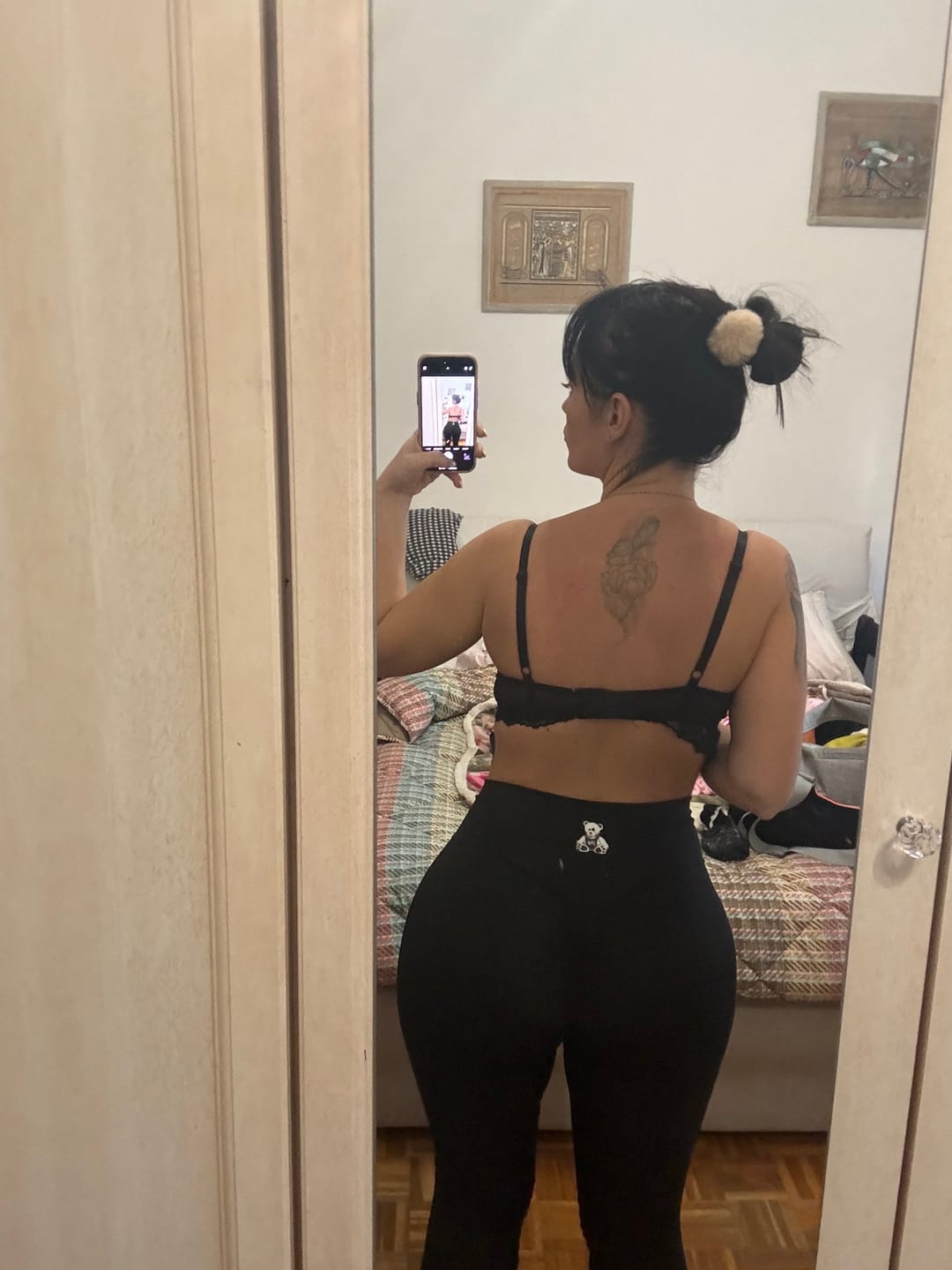 Customer photo review of LEGGINGS INTENSE BLACK