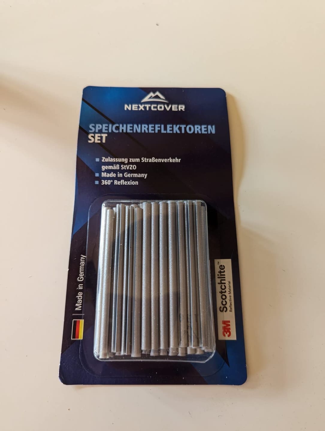 Customer photo review of Speichenreflektoren - Patentierte 360° Sichtbarkeit