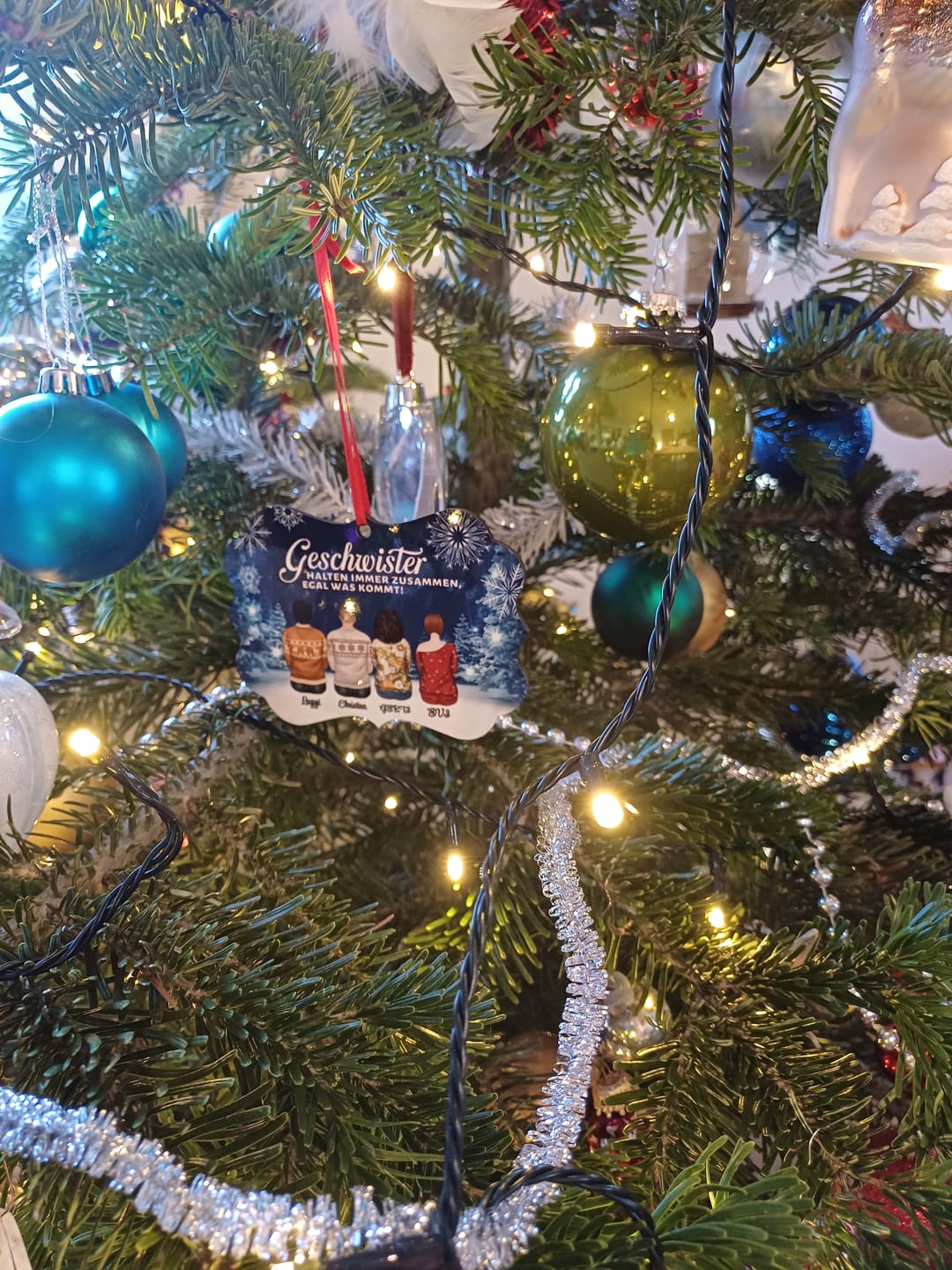 Customer photo review of Weihnachten mit der Familie - Familien-Baumschmuck